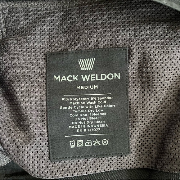Mack Weldon Radius Pant Jogger Gray Asphalt Stretch Athletic Work Performance M - Picture 4 of 15